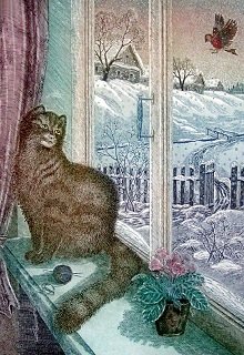 Кошка на окошке (Анна Пальцева)