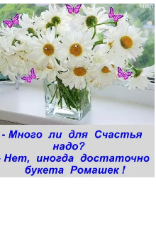 Pомашка, как средство от стресса… (Анастасия Ромашкина)