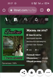 Жизнь ли это? (Budini)