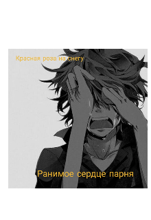 Ранимое сердце парня (Красная роза на снегу)