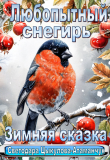 Любопытный снегирь Зимняя сказка (Светодара Цыкулова-Атаманчук)